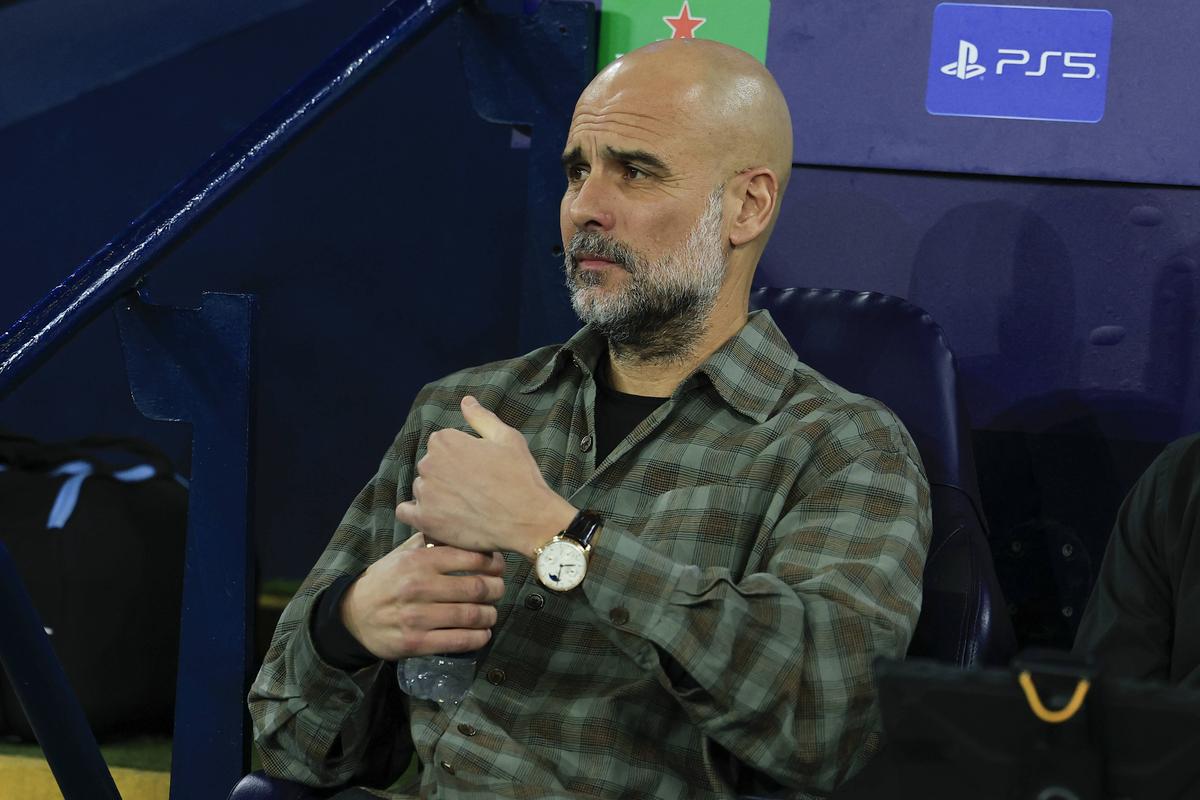 Cămașa purtată de Pep Guardiola, la Manchester City - Real Madrid 1-2. Foto: Instagram