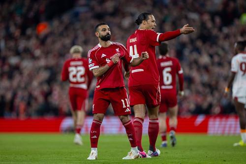 Mohamed Salah și Virgil van Dijk, în Liverpool - Galatasaray / Foto: Imago Images