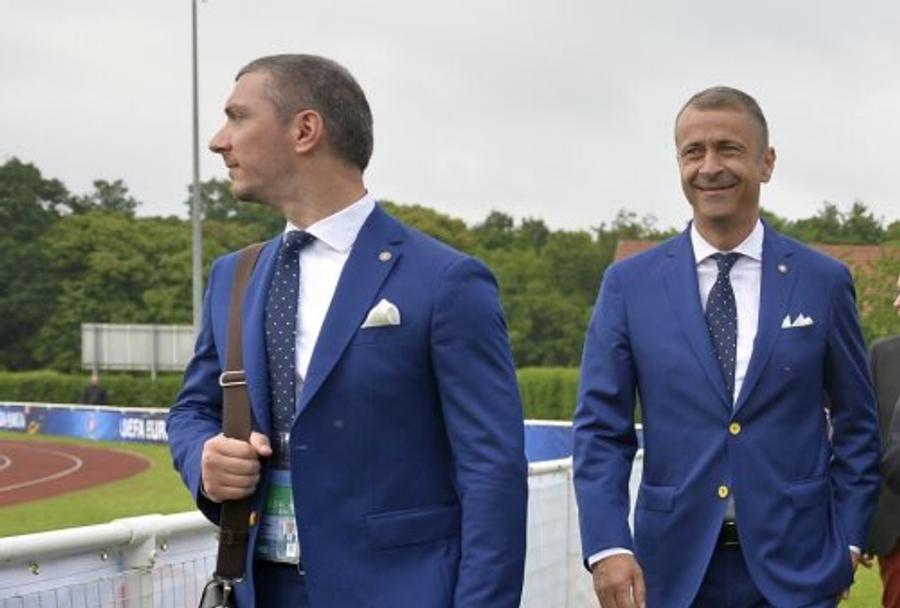 Radu Vișan (stânga) și Gabriel Bodescu (dreapta) Presiuni înainte de Adunarea Generală de la FRF » Cluburi amenințate să nu lipsească de la alegeri