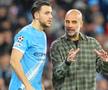 Pep Guardiola, alături de Nico Gonzalez. Foto: Imago