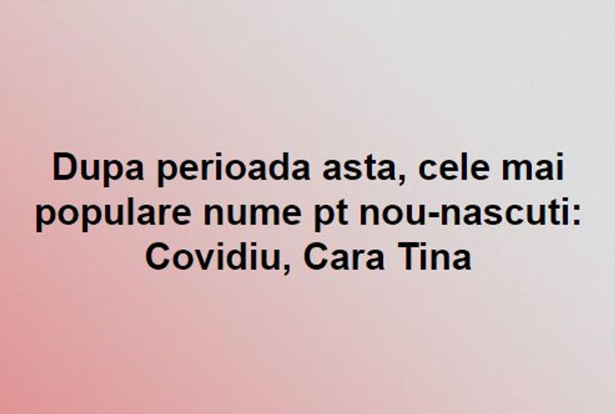 Românii, creativi în plină pandemie » Pagină de Facebook cu cele mai bune glume apărute în această perioadă
