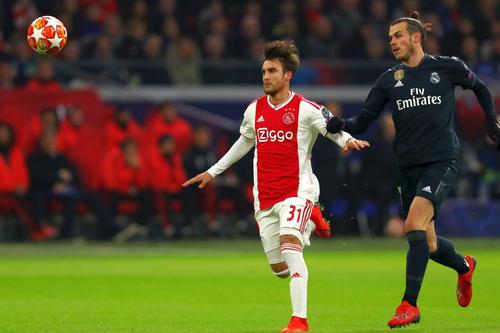 Nicolas Tagliafico, într-un meci Ajax - Real Madrid. foto: Guliver/Getty Images