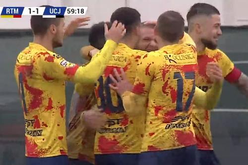 Ripensia - U Cluj // foto: captură Telekom Sport
