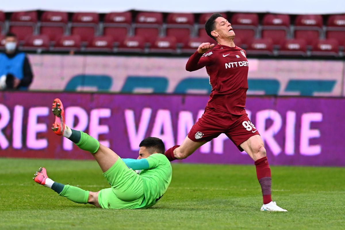 CFR Cluj - Clinceni // Accidentare Vâlceanu
