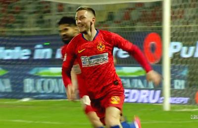 Panțîru, eroul improbabil de la FCSB, explicația golului izbăvitor: „Am văzut asta din tribună”