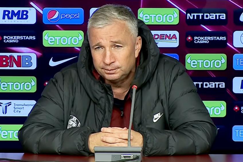 Dan Petrescu, antrenor CFR Cluj // foto: captură YouTube @ Liga Profesionista de Fotbal