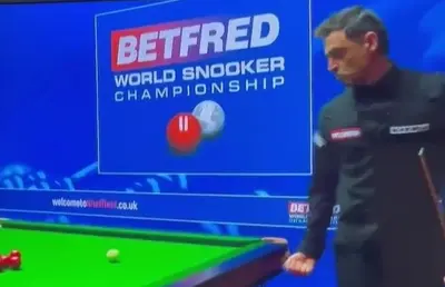 Ronnie O'Sullivan a început scandalul la Crucible: gest grosolan surprins de camerele TV