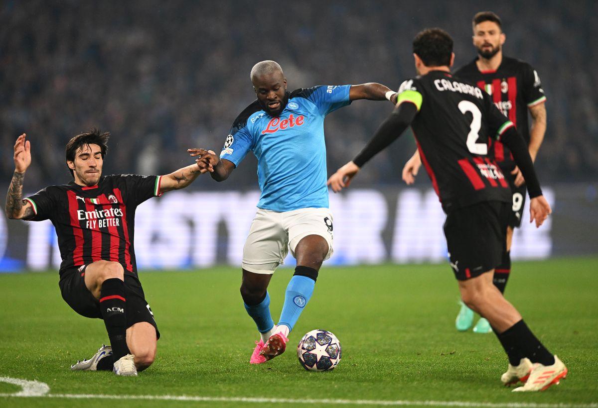 Napoli - AC Milan, cele mai spectaculoase imagini ale „sfertului” din Champions League