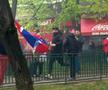 Imagini de o violență extremă au fost surprinse de reporterii GSP în apropierea stadionului din Ghencea