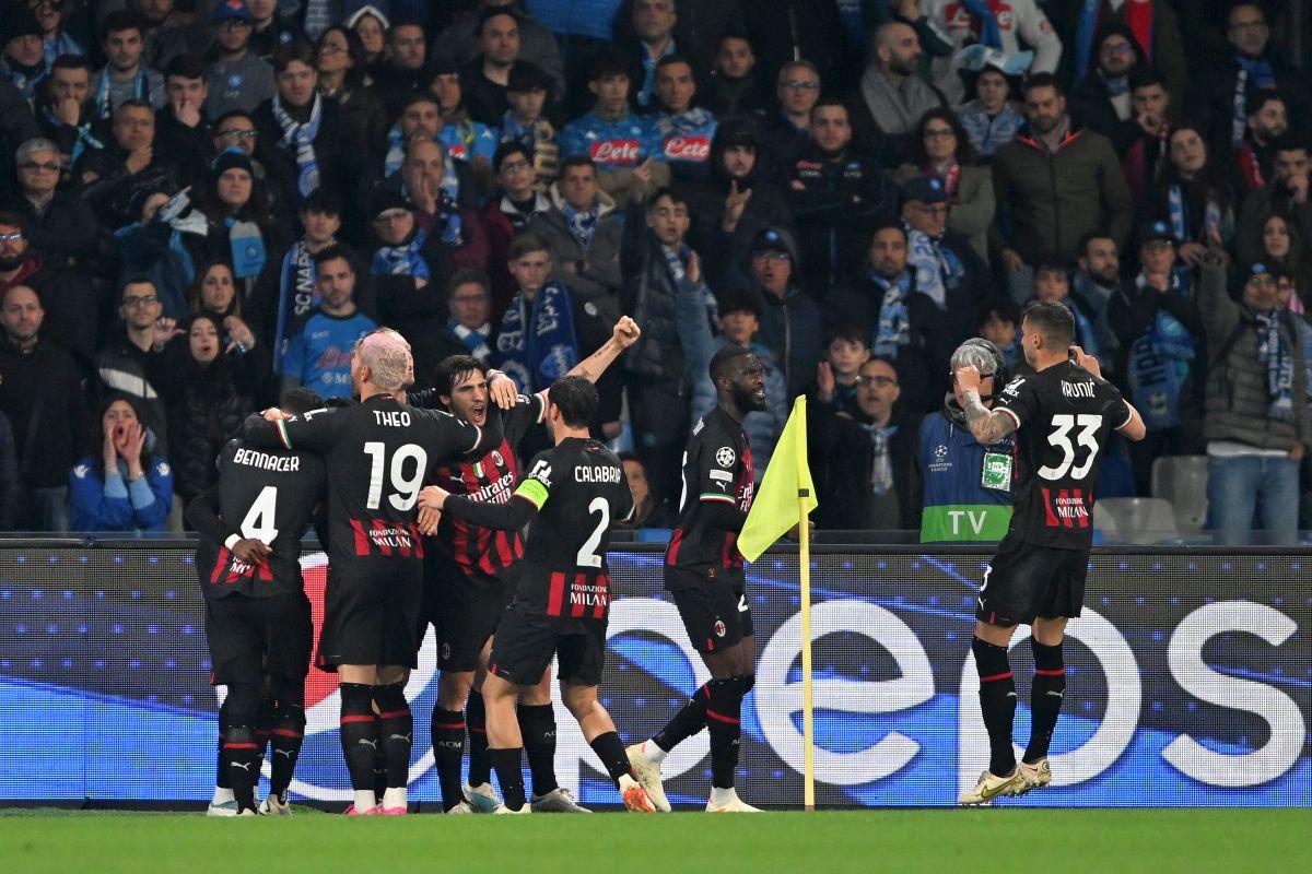 Napoli - AC Milan, cele mai spectaculoase imagini ale „sfertului” din Champions League