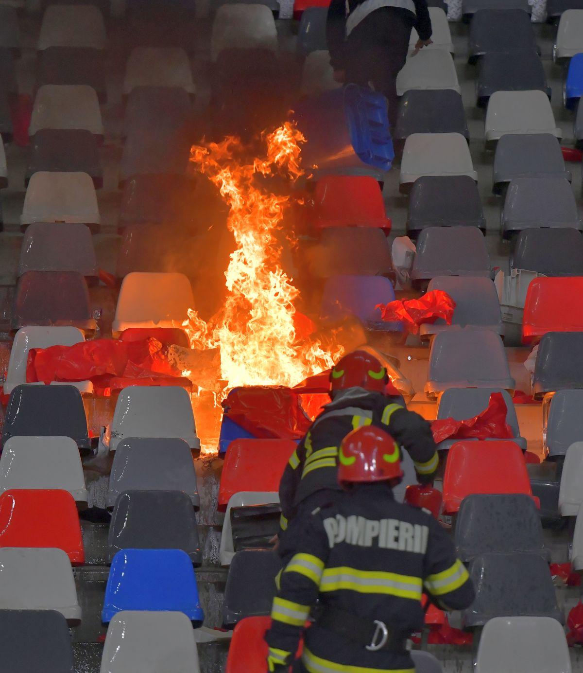 ȘOCANT! „Piromanii” de la Dinamo au „recidivat”: au vrut să dea iar foc stadionului din Ghencea!