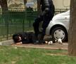 Imagini de o violență extremă au fost surprinse de reporterii GSP în apropierea stadionului din Ghencea