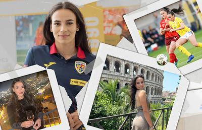 Să o cunoaștem pe Teodora Meluță, cea mai bună jucătoare de fotbal din România! Și-a spus povestea „La feminin”: „Vreau să mă mărit și să mai joc fotbal după ce aș avea primul copil”