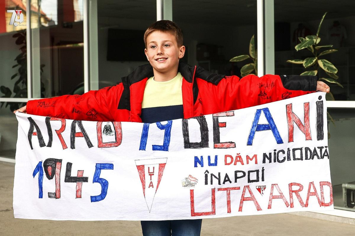 UTA a împlinit 79 de ani! Clubul a dedicat sărbătoarea copiilor