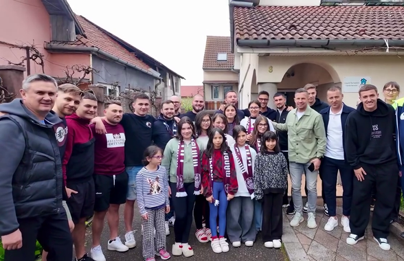 Jucătorii de la CFR Cluj au făcut un gest emoționant în Vinerea Mare
