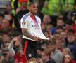 Tolisso, frustrat în momentul eliminării pe Old Trafford. A fost poate momentul-cheie. Foto: Imago Images
