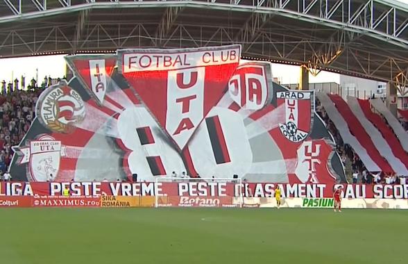Atmosferă fabuloasă la Arad! Sărbătoare pentru UTA, la aniversarea clubului