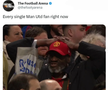„Toți fanii lui Manchester United acum”