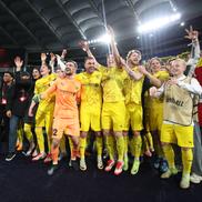 Imagini de bucurie, Bodo Glimt la finalul meciului cu Lazio / foto: Getty