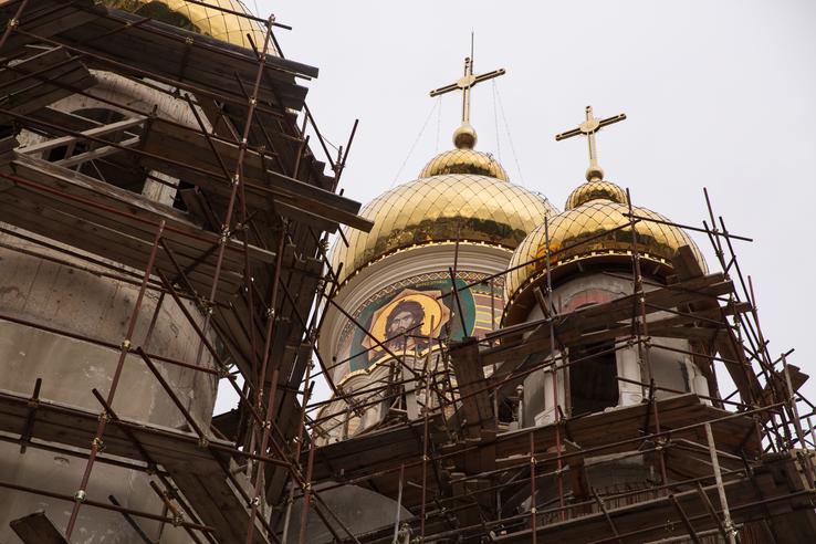 Biserica din Pipera pe care o construiește Gigi Becali FOTO: Ionuț Iordache (GSP)