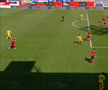 Patrick Dulcea, gol anulat în Csikszereda - Unirea Slobozia // FOTO: captură Prima Sport