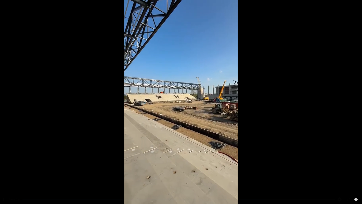 Stadiul lucrărilor la Stadionul Eroii Timișoarei - aprilie 2026