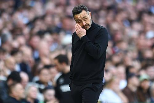 Roberto De Zerbi și-a cerut scuze după ce Tottenham a ratat victoria în minutul 90+5 / foto: Imago Images