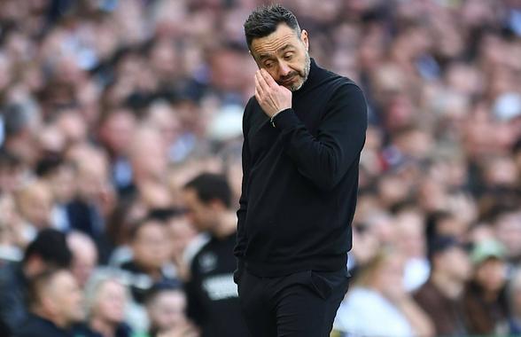 Roberto De Zerbi, după ce Tottenham a ratat victoria în prelungirile partidei cu Brighton