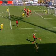 Patrick Dulcea, gol anulat în Csikszereda - Unirea Slobozia // FOTO: captură Prima Sport