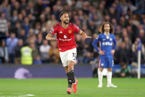 Matheus Cunha, în Chelsea - Manchester United // FOTO: Getty Images