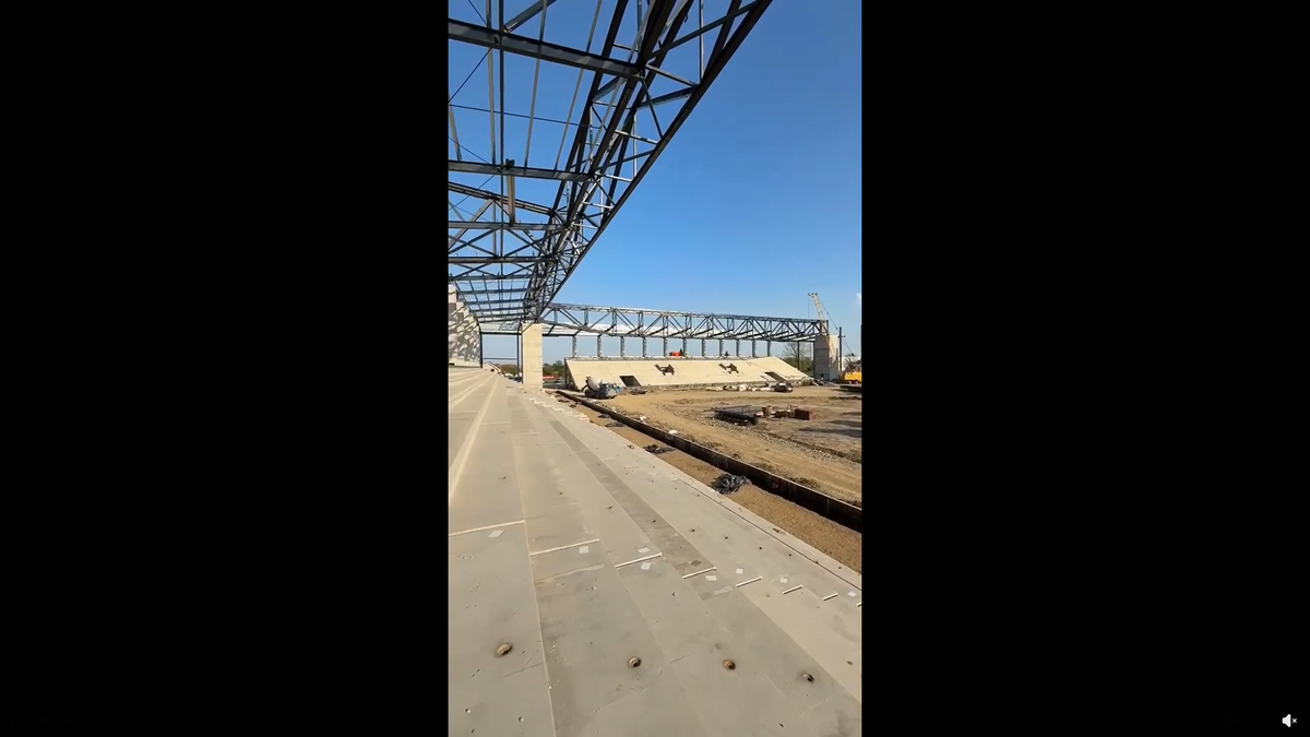 Stadiul lucrărilor la Stadionul Eroii Timișoarei - aprilie 2026