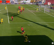 Patrick Dulcea, gol anulat în Csikszereda - Unirea Slobozia // FOTO: captură Prima Sport