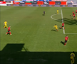 Patrick Dulcea, gol anulat în Csikszereda - Unirea Slobozia // FOTO: captură Prima Sport