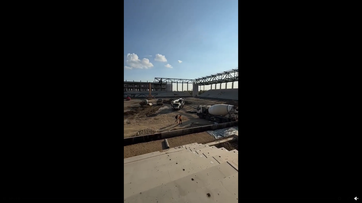 Stadiul lucrărilor la Stadionul Eroii Timișoarei - aprilie 2026