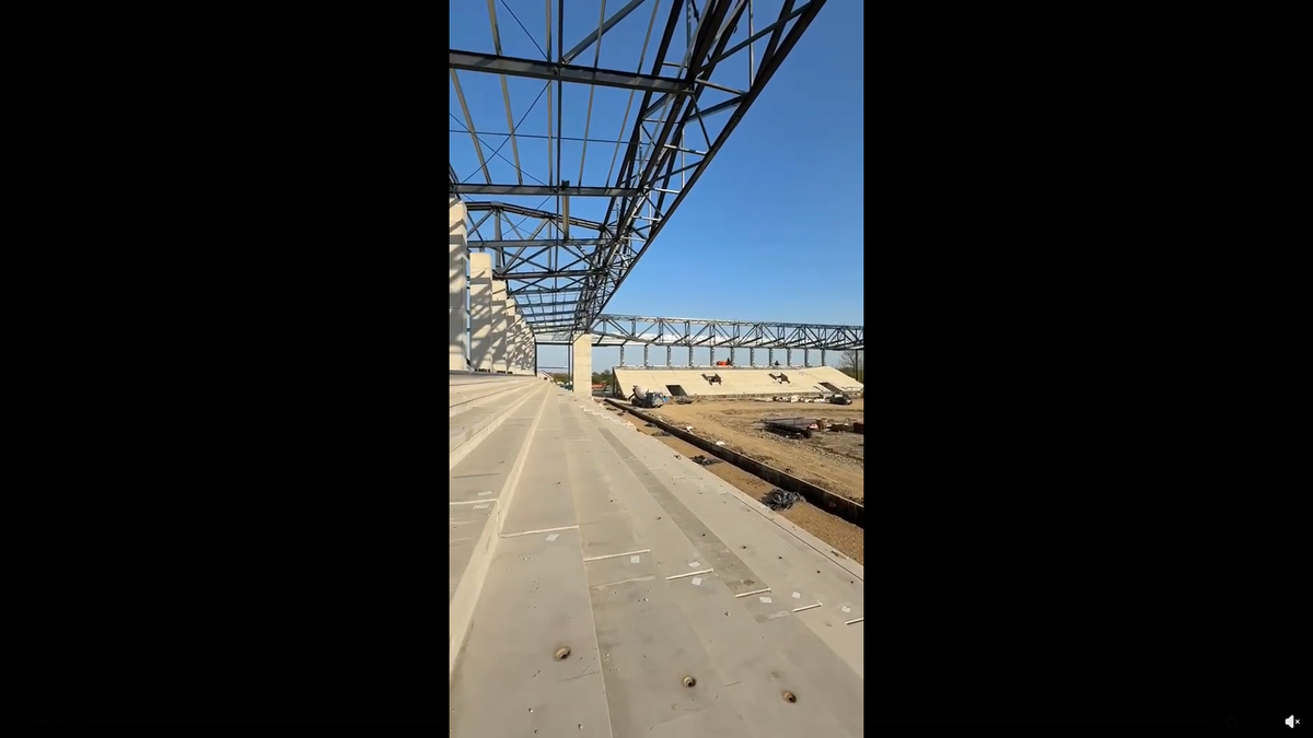 Stadiul lucrărilor la Stadionul Eroii Timișoarei - aprilie 2026