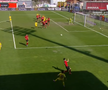 Patrick Dulcea, gol anulat în Csikszereda - Unirea Slobozia // FOTO: captură Prima Sport