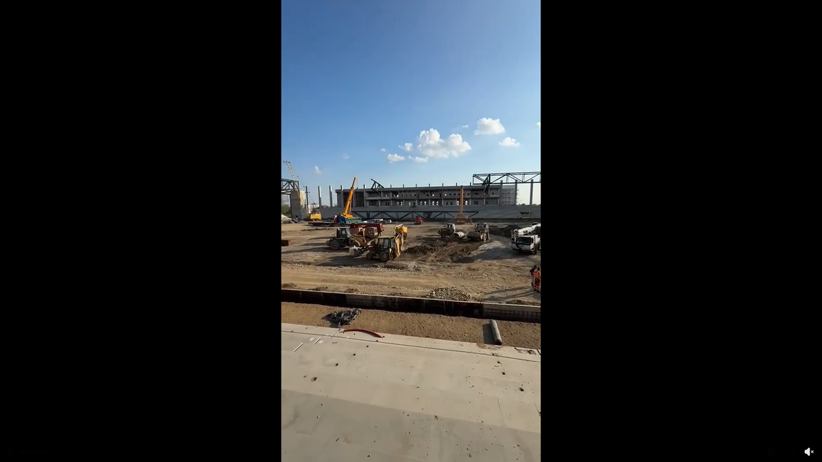 Stadiul lucrărilor la Stadionul Eroii Timișoarei - aprilie 2026