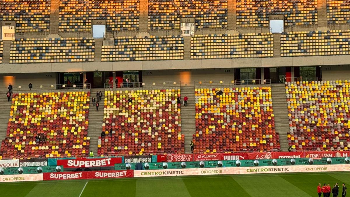 Dinamo - U Cluj, imagini înaintea partidei din play-off