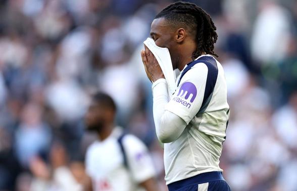 Coșmar fără sfârșit! Cu Radu Drăgușin rezervă, Tottenham a primit gol în minutul 90+5 și simte retrogradarea