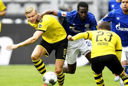 Erling Haaland a dat primul gol de la reluarea Bundesligii, foto: Guliver/gettyimages