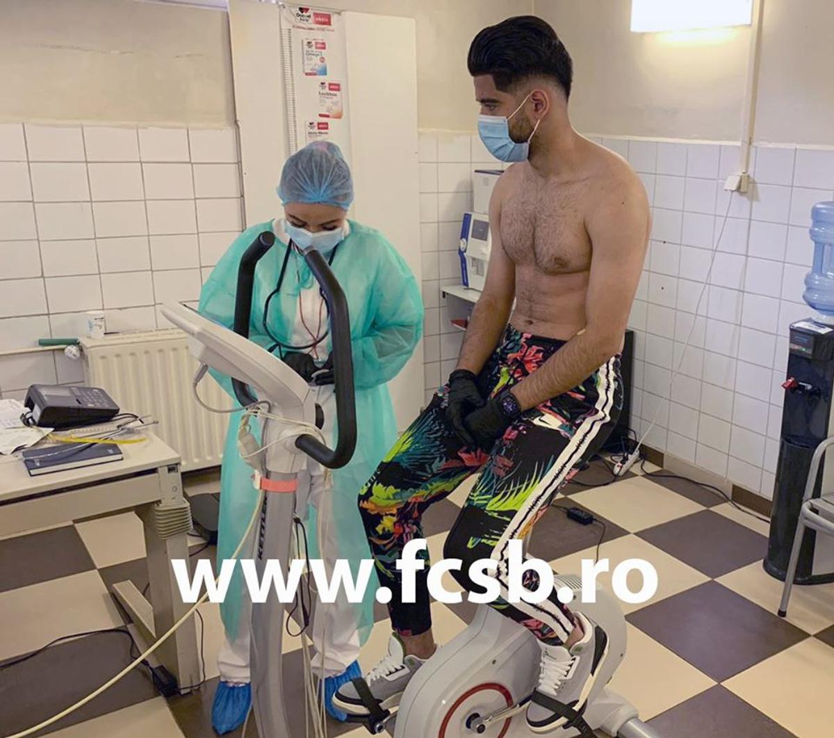 FCSB a efectuat vizita medicală » Control ca la carte pentru roș-albaștri
