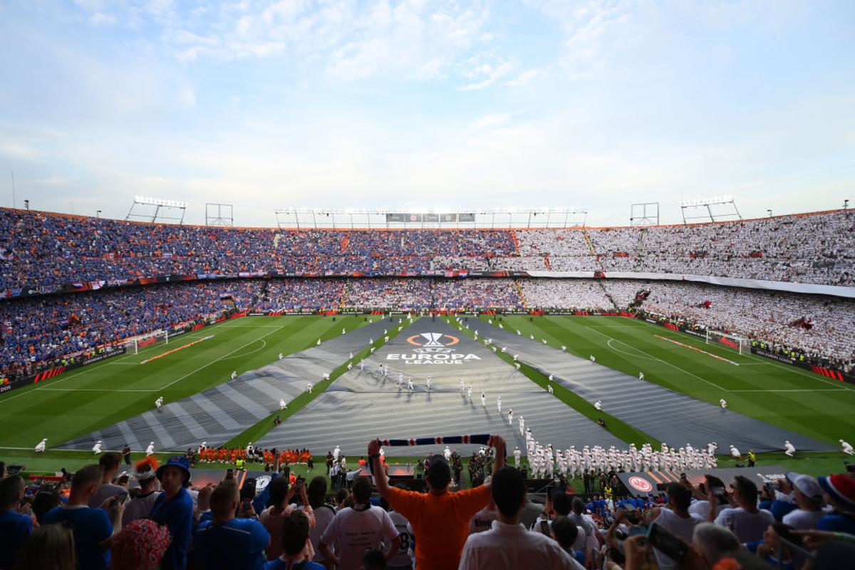 Ceremonia de deschidere. Eintracht Frankfurt - Rangers, finala Europa League