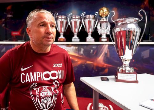 Dan Petrescu, tehnicianul celor de la CFR Cluj, foto: Raed Krishan/GSP