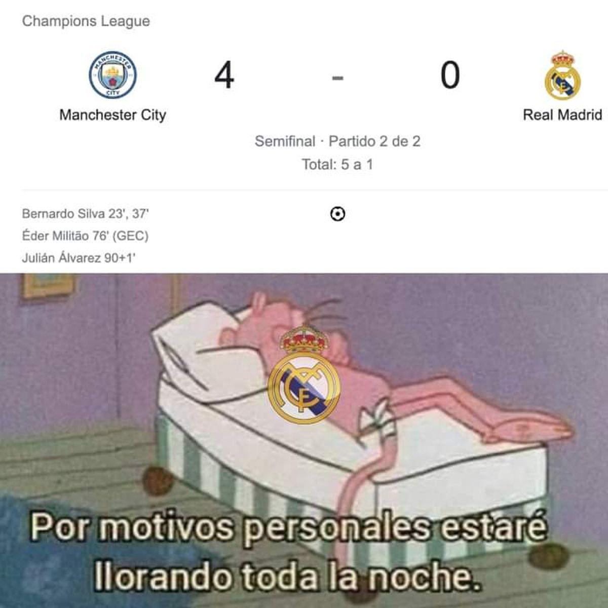 Meme Manchester City - Real Madrid 4-0