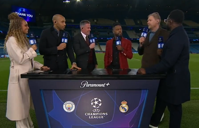 Patrice Evra, luat la „roast” de prezentatoare și de fostul rival de la Manchester City: „De ce te-ai îmbrăcat așa?”