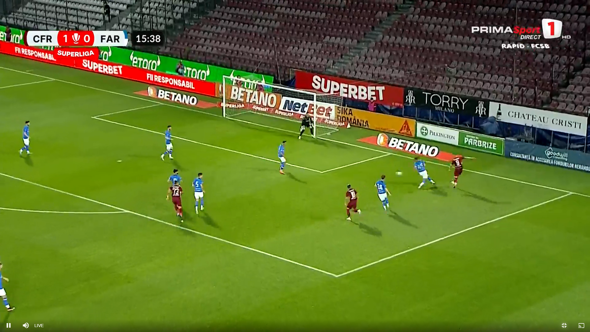 Tachtsidis, gol superb în CFR Cluj - Farul