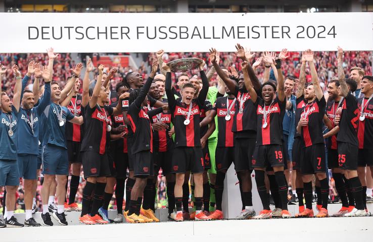 Bayer Leverkusen a terminat fără eșec sezonul din Bundesliga, foto: Getty Images