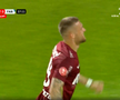 Daniel Bîrligea, gol superb în CFR Cluj - Farul