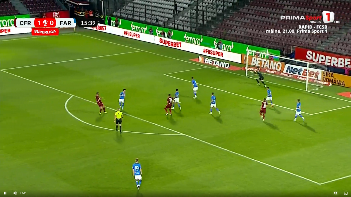 Tachtsidis, gol superb în CFR Cluj - Farul