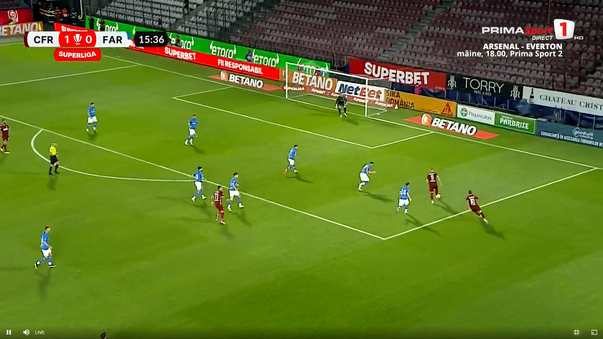 Tachtsidis, gol superb în CFR Cluj - Farul